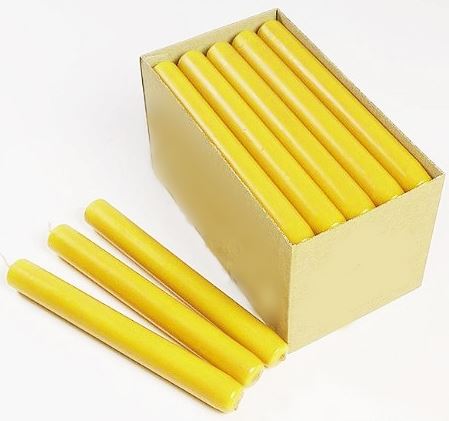 25 DINNER CANDLE YELLOW. 19YE25 \\\376566_YELLOW