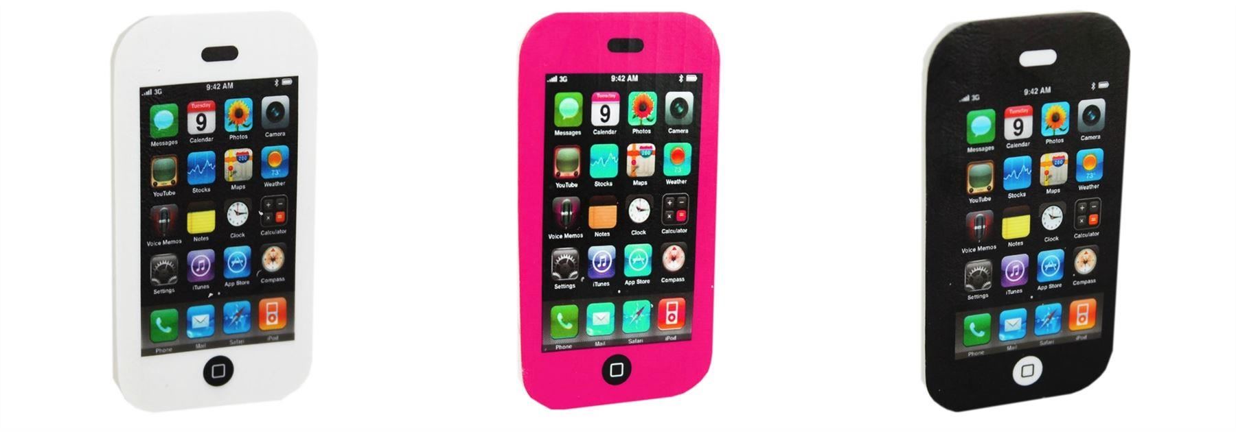 ASSORTED TOUCH SMARTPHONE RUBBER ERASER NOVELTY. PI383006 \\\383006