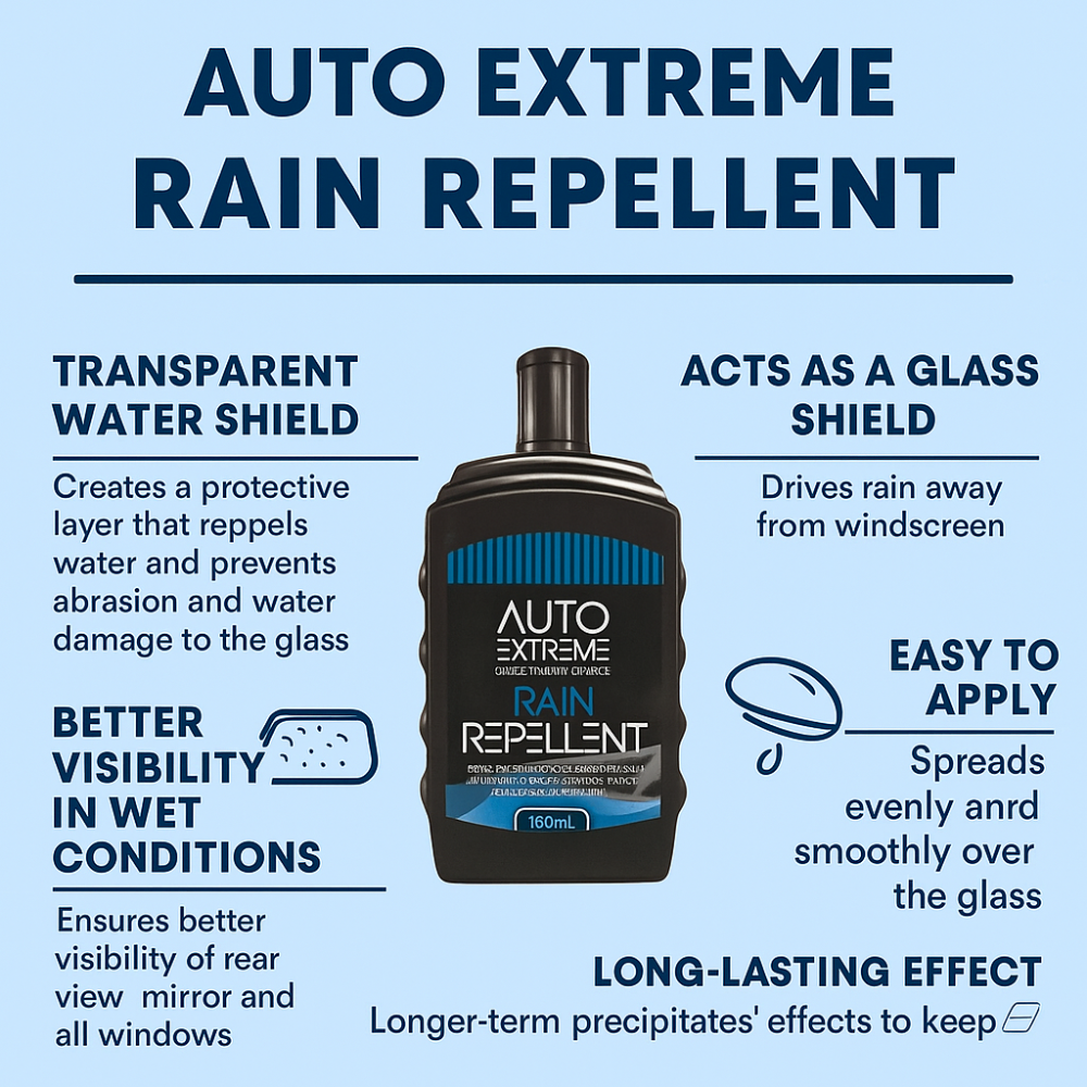 AUTO EXTREME CRYSTAL CLEAR RAIN REPELLENT 500ML. WDL5147