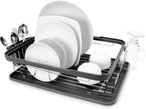 ANIKA KITCHEN DISH DRAINER RACK 41 X 32 X 9.5CM - BLACK. BML69049