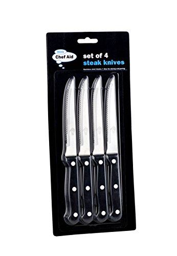 4 CHEF AID STEAK KNIVES