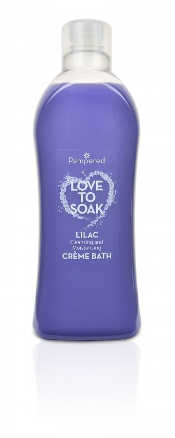 PAMPERED CREME BATH LILAC 1 LITRE. 04060LI