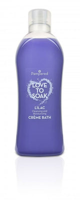 PAMPERED CREME BATH LILAC 1 LITRE. 04060LI