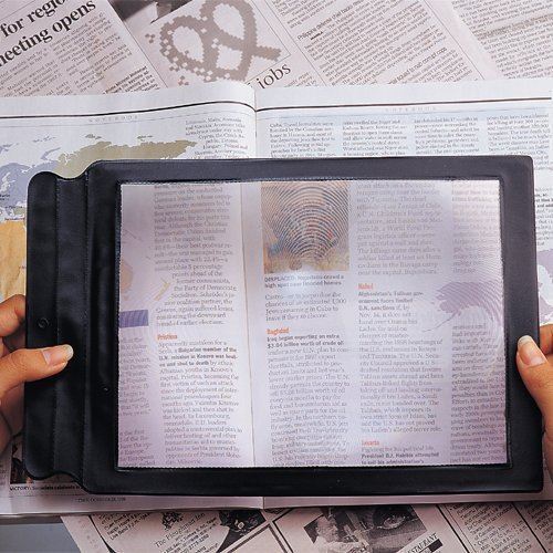 LARGE SHEET MAGNIFIER  MAGNIFYING - 1 PACK RA6411. SMSM