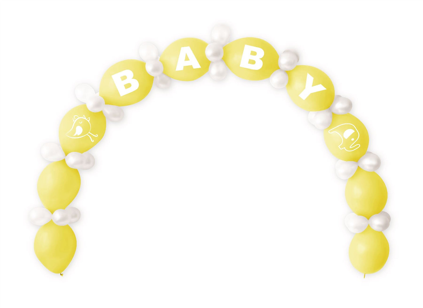 BABY SHOWER BALLOONS KIT YELLOW. 42955 \\\42955