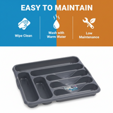 WHAM CASA LARGE CUTLERY TRAY SILVER. WHAM11300