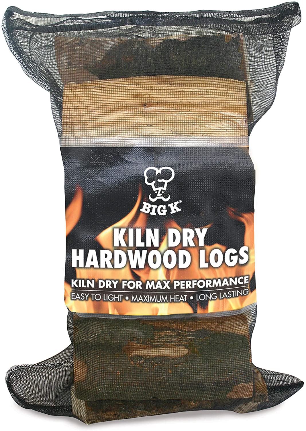 BIG K KILN DRY HARDWOOD LOGS FSC GROWN IN UK. LG01KD