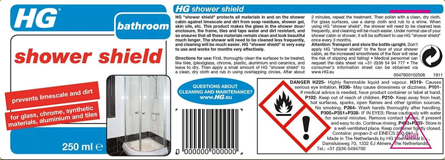 HG SHOWER SHIELD PROTECTOR 250ML. 476030106
