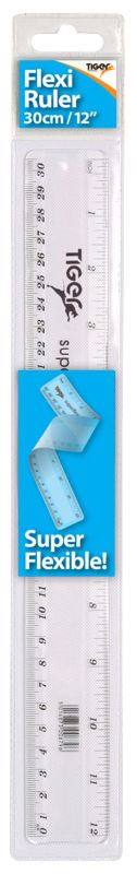 TIGER SUPER FLEXI RULER 30CM / 12 INCH. T300879