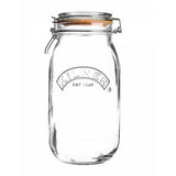 KILNER TRANSPARENT ROUND CLIP TOP JAR 2 LITRE. 0025493