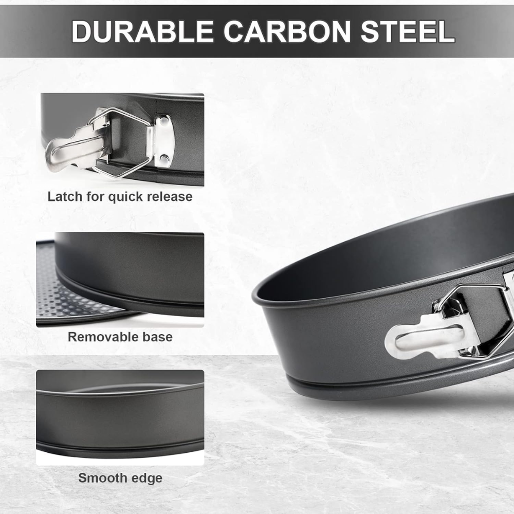 CHEF AID NON STICK SPRINGFORM CAKE PAN 21CM X 6.5CM. 10E10320