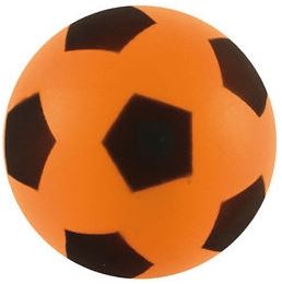 ORANGE 17.5CM SOFT FOAM SPONGE INDOOR FOOTBALL SOCCER BALL VARIOUS COLOURS. 479_ORANGE \\\479_ORANGE