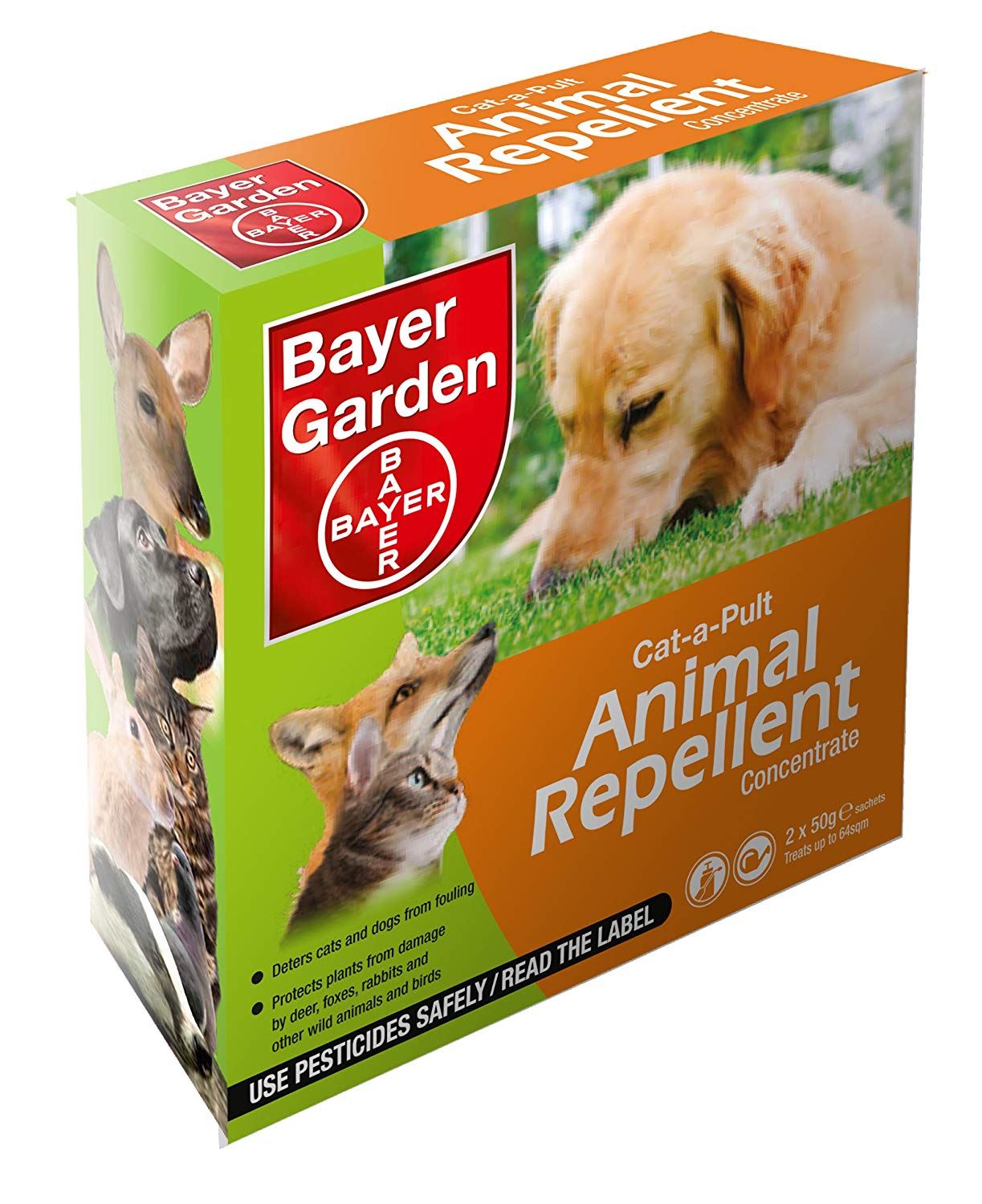 PROTECT GARDEN CAT-A-PULT ANIMAL REPELLENT CONCENTRATE 50G 2/PK. 86600253