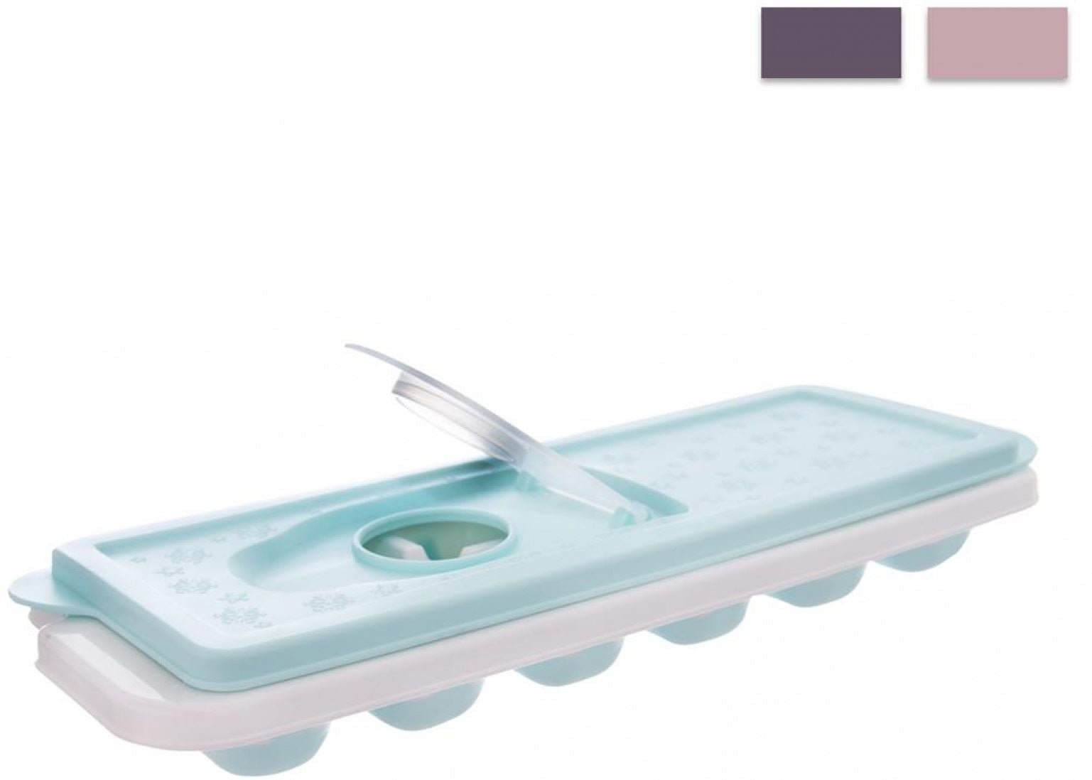 HOBBY YUMMY ICE CUBE TRAY ASSORTED COLOUR WITH SOFT BASE. 061134