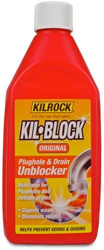 KILROCK ORIGINAL KIL BLOCK DRAIN CLEANER 500ML. KB500