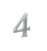SECURIT S2964 CHROME NUMERAL NO.4 75MM. MP-S2964