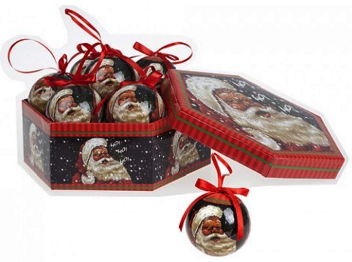 7 RED DELUXE POLYFOAM CHRISTMAS BAUBLES IN BOX. 513024 \\\513024