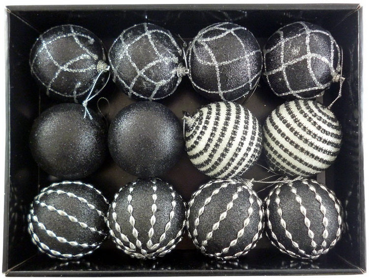 SET OF 12 DELUXE HANDMADE BAUBLES. 513156 \\\513156