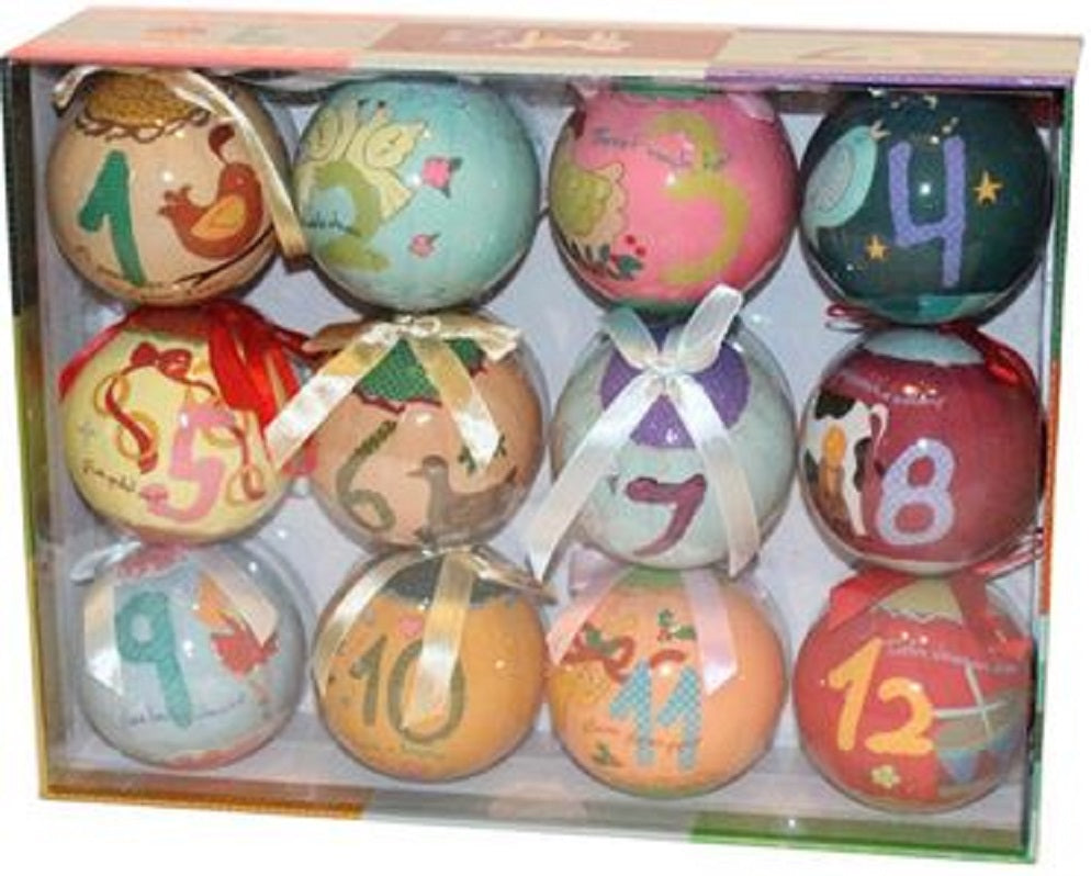 12 DAYS OF CHRISTMAS BAUBLES TREE DECORATION. 513243 \\\513243