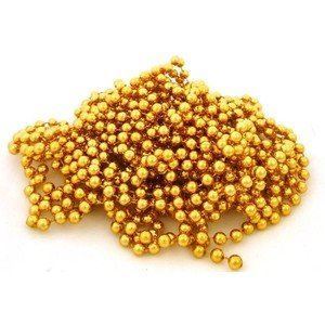 CHRISTMAS XMAS BEAD CHAIN GARLAND 3M GOLD. 515002G \\\515002G
