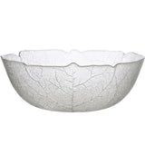 ASPEN LEAF DESIGN TEMPERED BOWL 27CM. GL6652