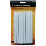 BLACKSPUR RADIATOR PIPE COVER SLEEVES 15MM WHITE PACK OF 8. RS200