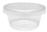 4OZ 50 CLEAR PLASTIC CUPS WITH 50 LIDS. 52217_52224 \\\52217_52224