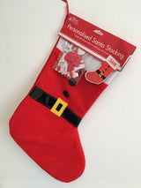 ADD YOUR OWN NAME CHRISTMAS XMAS SANTA STOCKING. XANGZ324