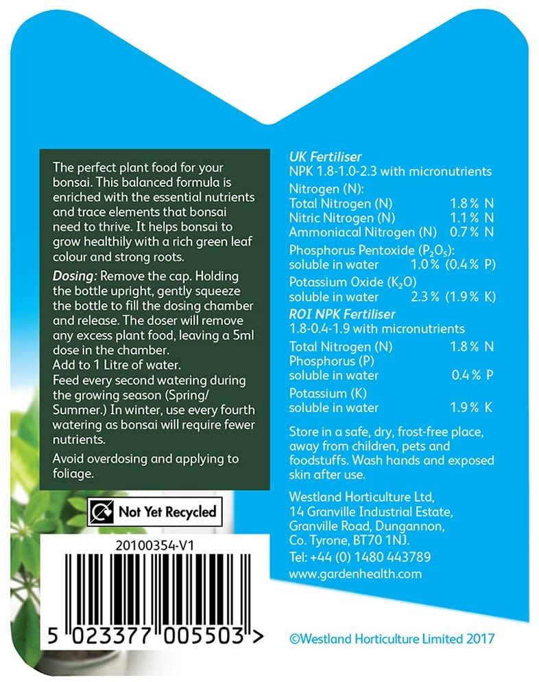 WESTLAND BONSAI CONCENTRATE FEED 200ML. 20100354