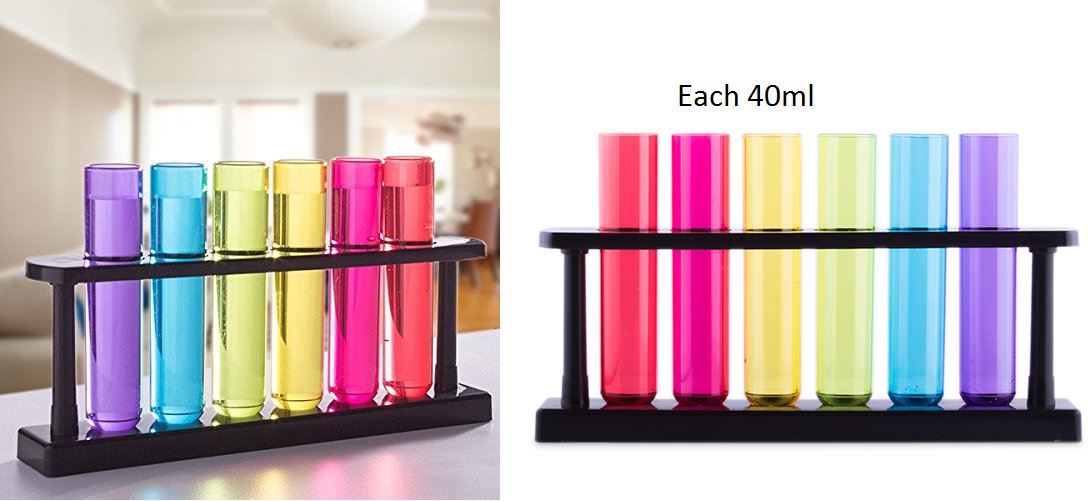 PLASTIC SHOOTER TEST TUBE WITH STAND. 932072