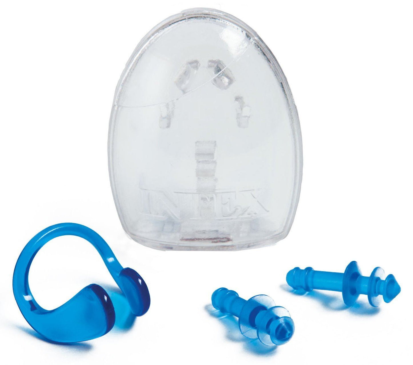 SILICONE EAR PLUGS NOSE CLIP COMBO SET + CASE SWIMMING WATER POOL SEA. TY721 \\\55609