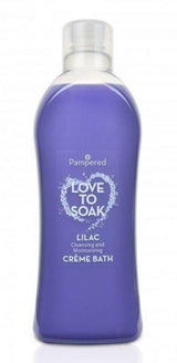 PAMPERED CREME BATH LILAC 1 LITRE. 04060LI