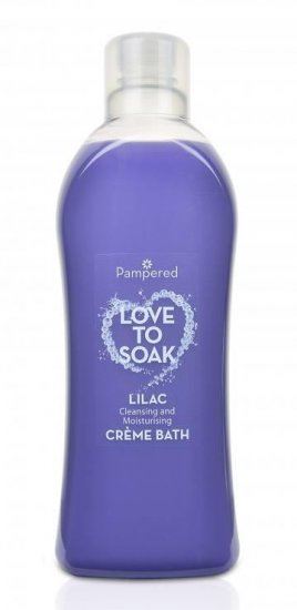 PAMPERED CREME BATH LILAC 1 LITRE. 04060LI