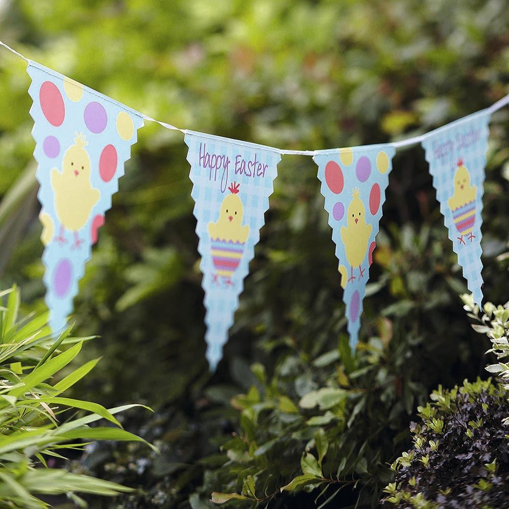 EASTER CHICK PAPER BUNTING 3.5 METERS. 596058 \\\596058
