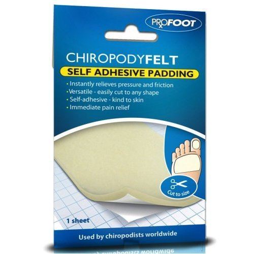 PROFOOT CHIROPODY FELT SELF ADHESIVE PADDING. 5PF025 \\\5PF025