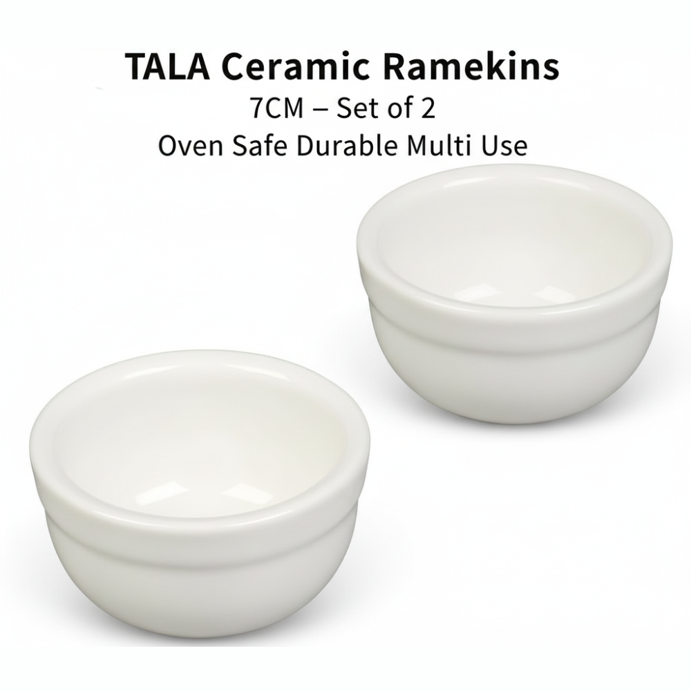 7CM TALA CERAMIC BOWLS RAMEKINS SET 2/PK. 10A20052