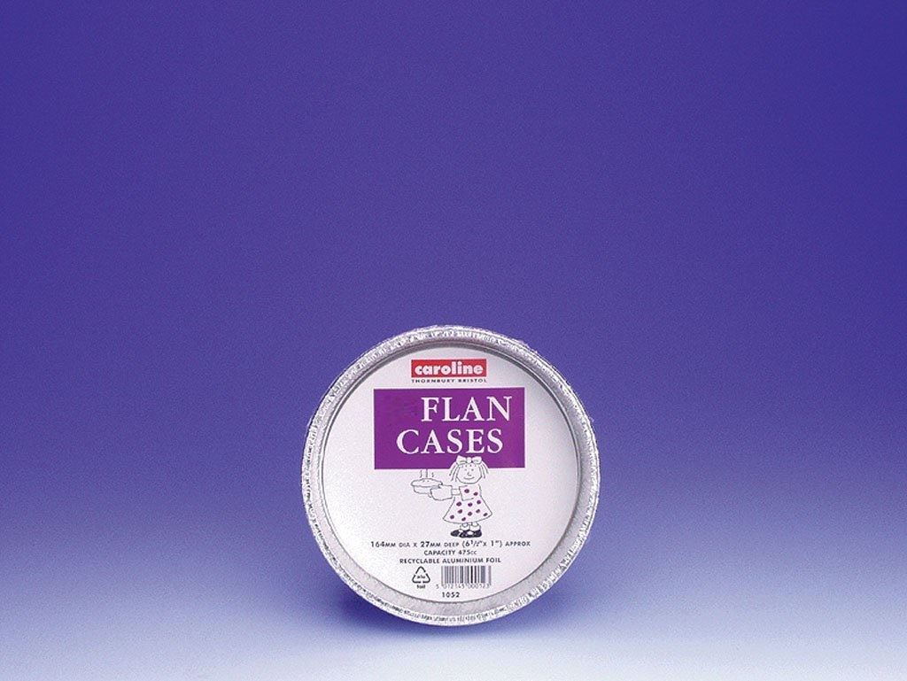 CAROLINE FOIL FLAN CASE 15 CM  PACK OF 9. 1052