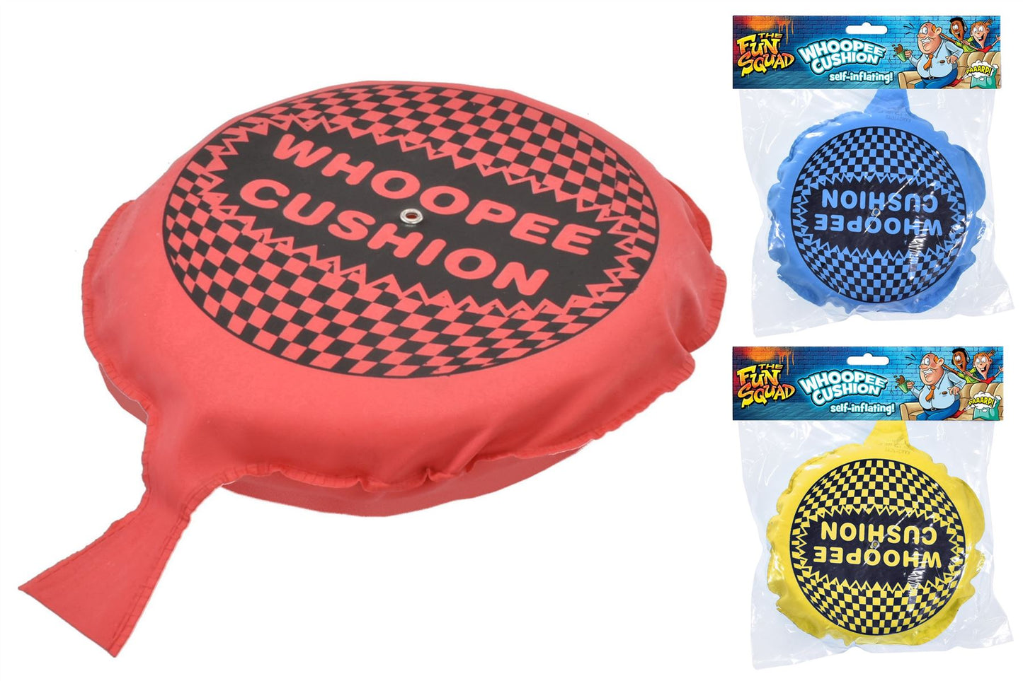 THE FUN SQUAD SELF-INFLATING 8 INCH WHOOPEE CUSHION. TY2588