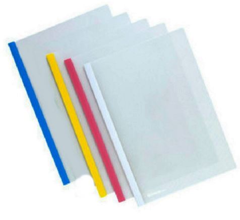 4PCS A4 CLEAR DOCUMENT COVERS WITH SPINES. 6109 \\\6109