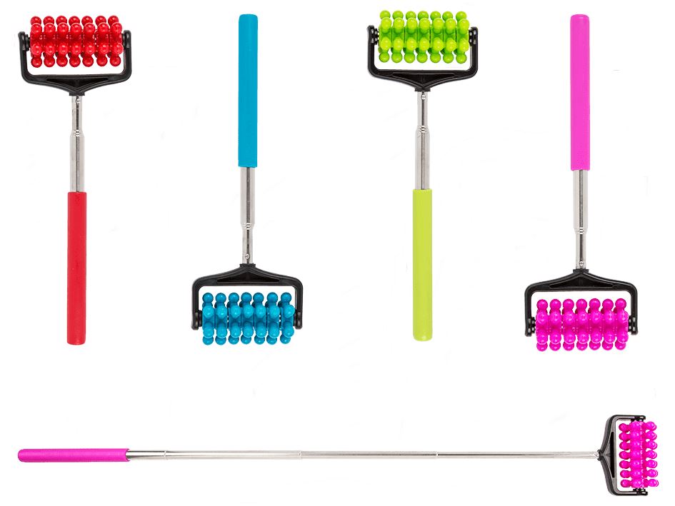 EXTENDABLE MASSAGE ROLLER WITH RUBBER HANDLE. 611870 \\\611870