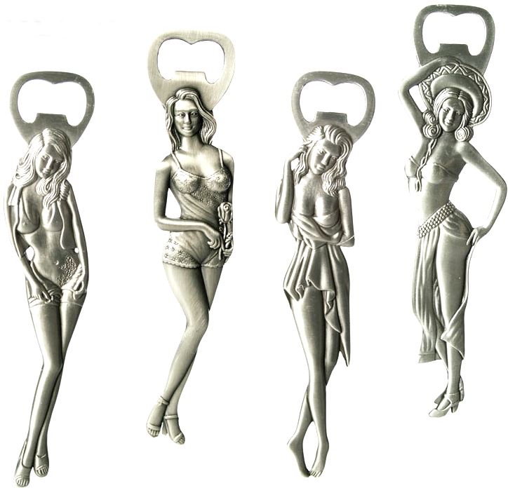 ASSORTED DESIGN METAL BOTTLE OPENER SEXY GIRL. 612659 \\\612659