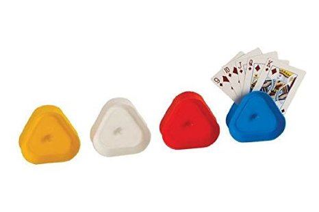 4 DIFFERENT COLOURS PLAYING CARD HOLDER RA6143. 6143 \\\6143