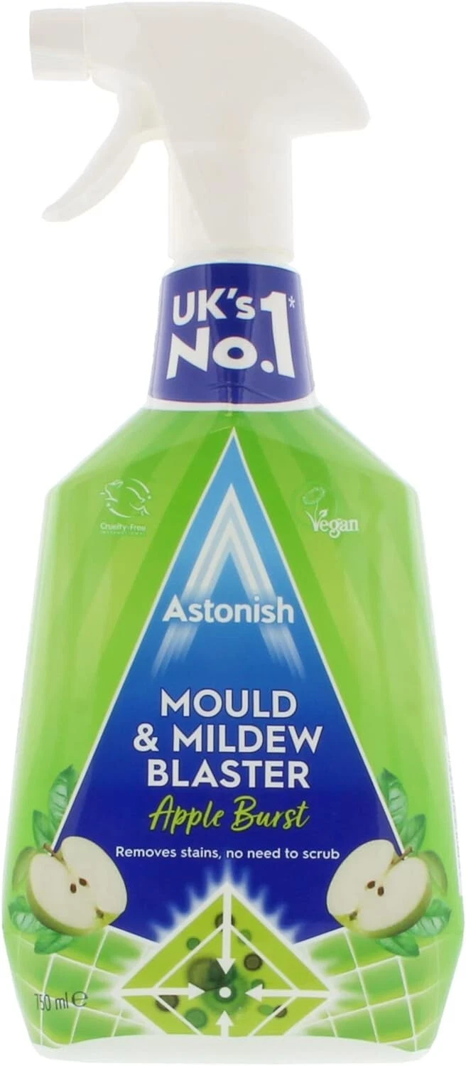 ASTONISH SPECIALIST EXTRA STRENGTH MOULD & MILDEW 750 ML STAIN APPLE BLASTER SPRAY. HOAST087
