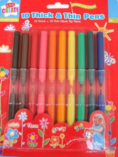 ANKER 20 THICK THIN FELT COLOUR PEN  TQY. 66436 \\\66436