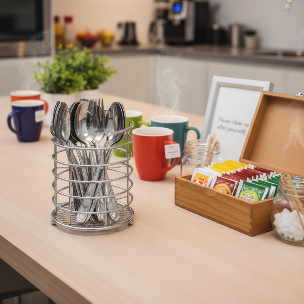 APOLLO CHROME CUTLERY HOLDER. 3766