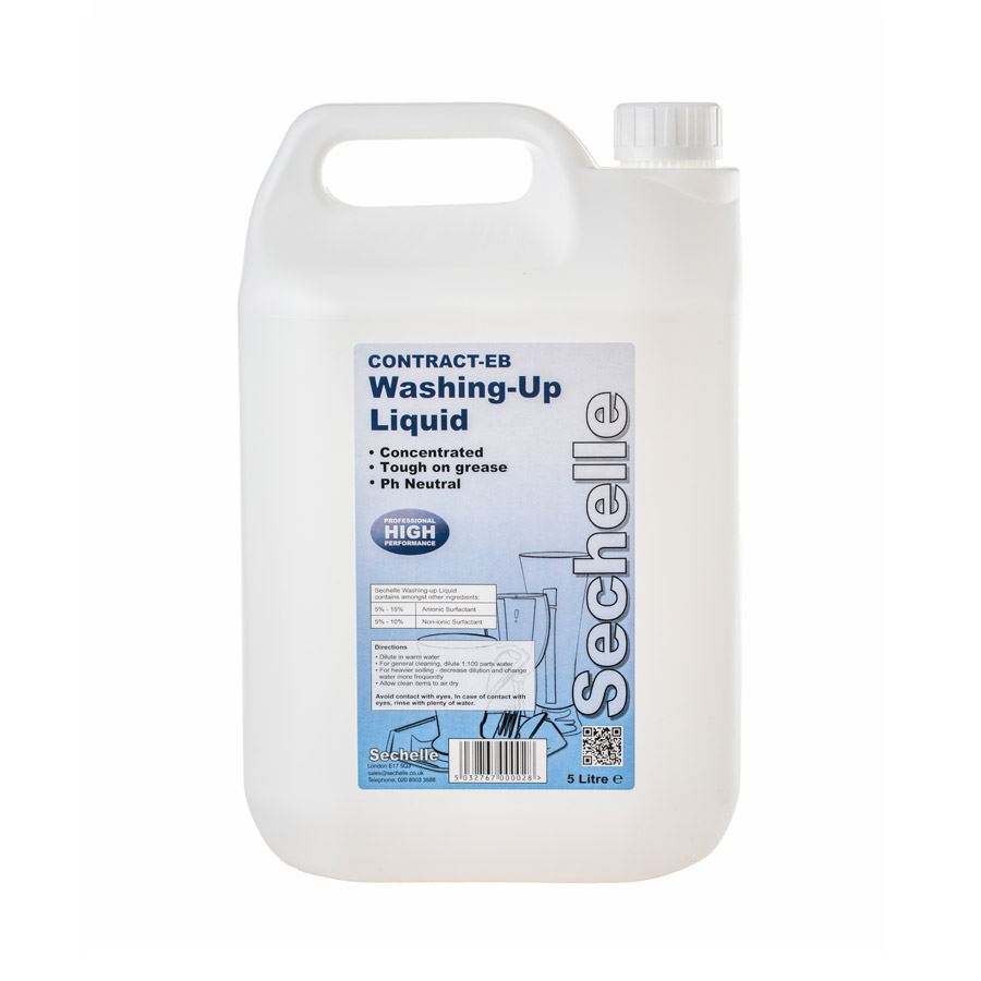 SECHELLE EB WASHING UP LIQUID BULK 5 LITRE. SM902