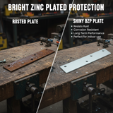 STAR PACK REPAIR PLATE STRAIGHT BZP 125MM 5". 72110