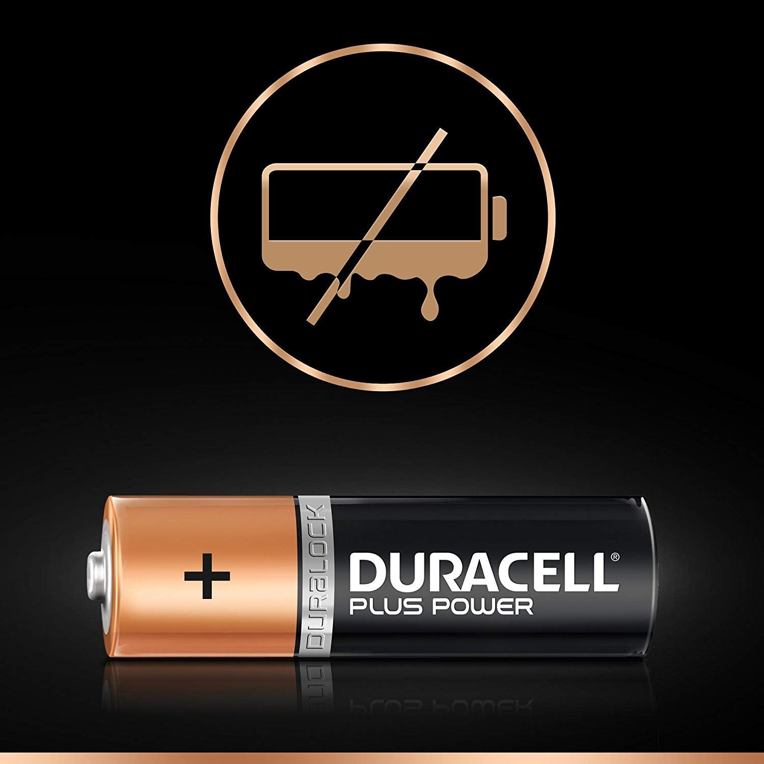 DURACELL PLUS BATTERY AA BATTERIES MN1500PLUS - 4 PACK. MN1500PLUS