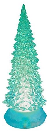 BATTERY OPERATED COLOUR CHANGING WATER GLITTER TREE ORNAMENT. 71050 \\\71050