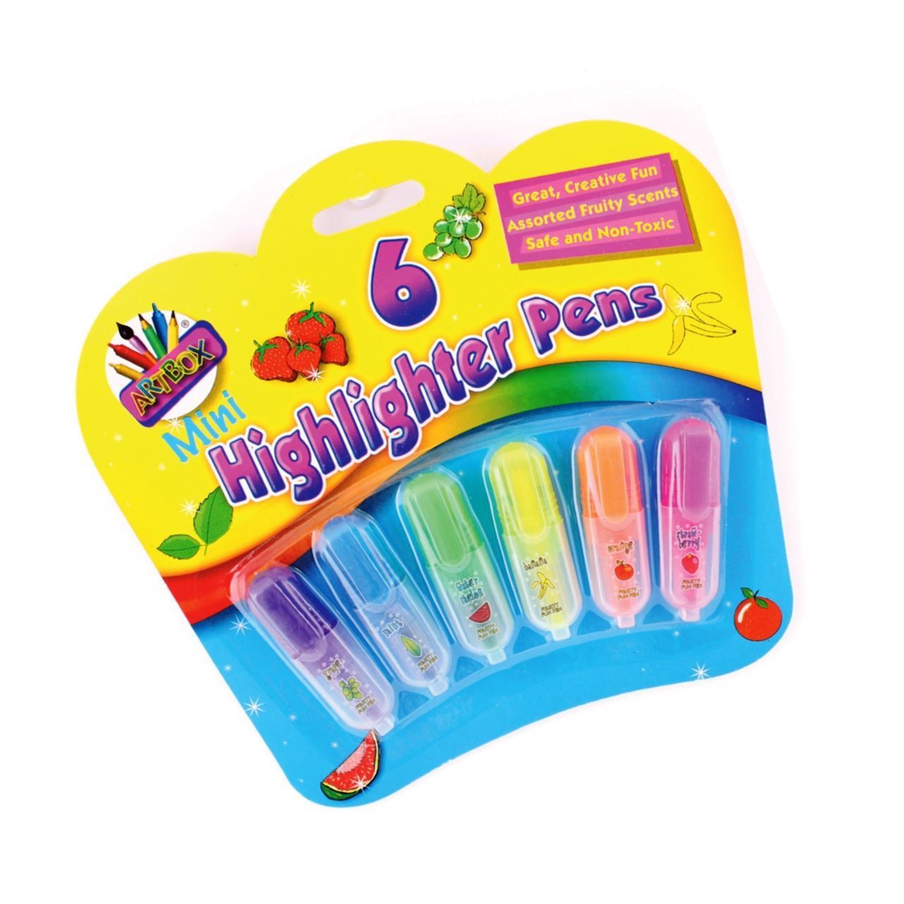 TALLON SCENTED MINI HIGHLIGHTERS - 6PK. T4072